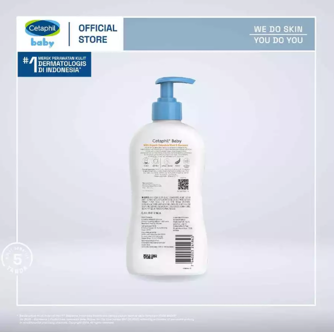 Galderma Cetaphil Baby Wash & Shampoo with Organic Calendula