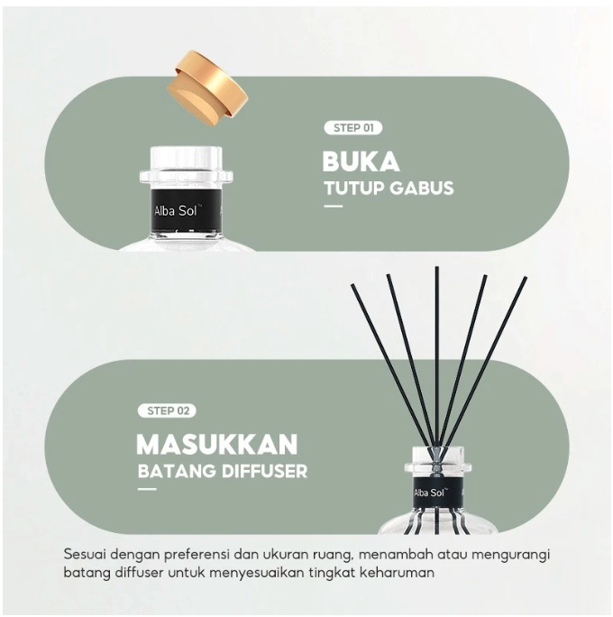 OHSOME - Alba Sol Lavendale Reed Diffuser Gardenia 4