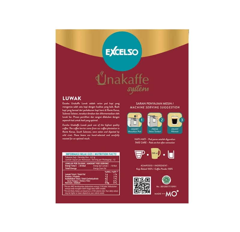 Excelso Unakaffe Kopi Kapsul Luwak 3