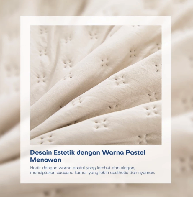  Unitwo Korean Series Bed Cover & Sprei Set