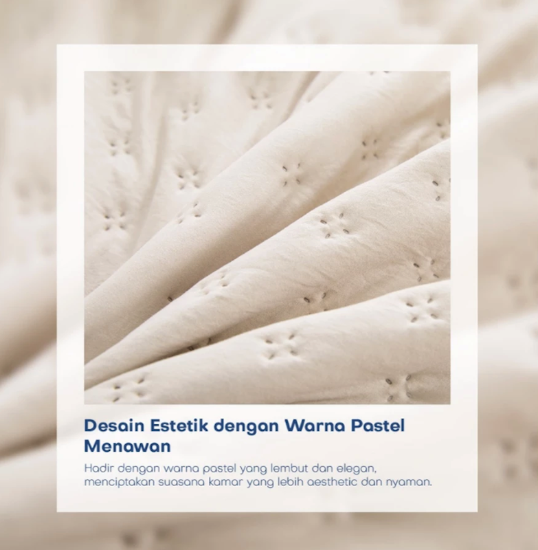 Unitwo Korean Series Bed Cover & Sprei Set 4