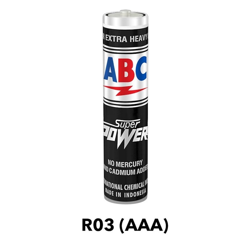 ABC Super Power Super Extra Heavy Duty AAA 4 Pcs 2
