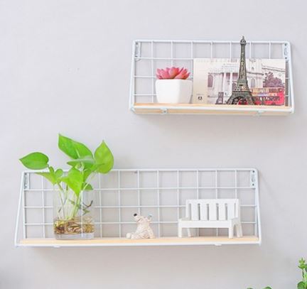  Rak Pot Bunga Dinding Minimalis Besi 15 cm