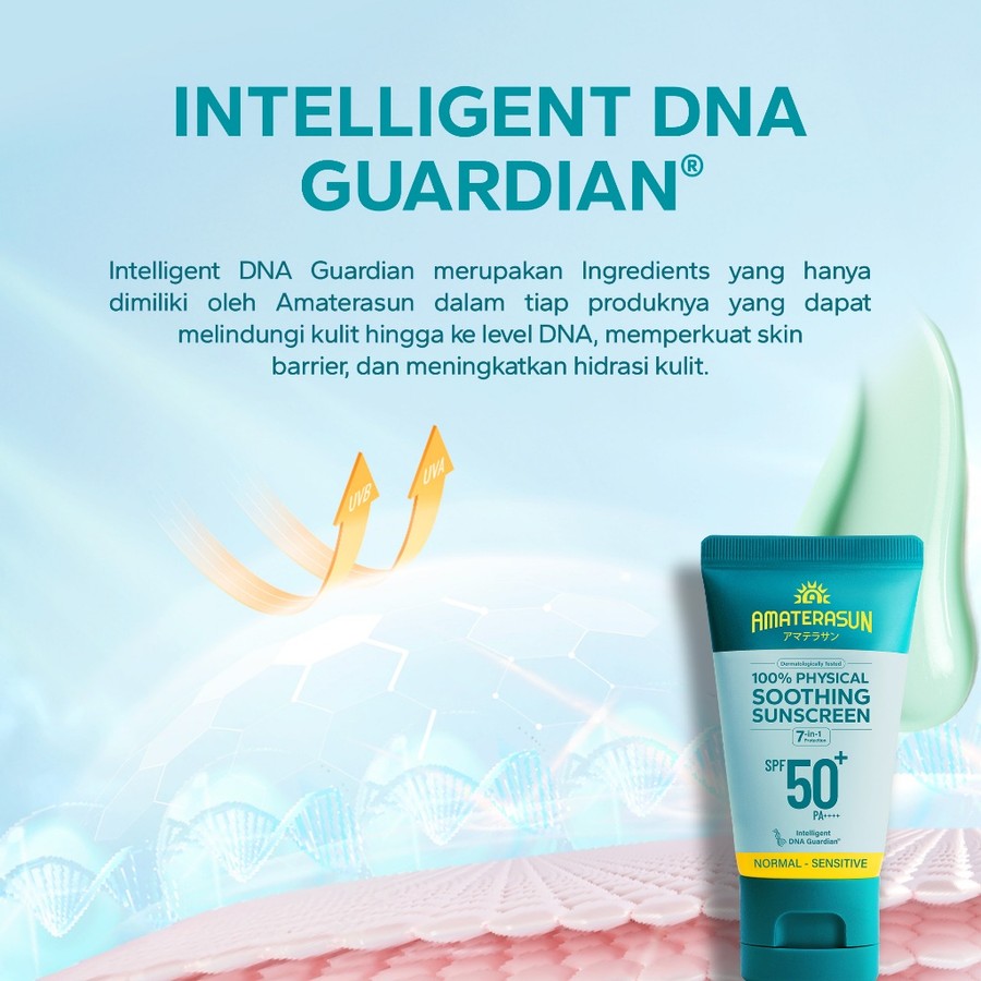 Royal Pesona Indonesia AMATERASUN 100% Physical Soothing Sunscreen SPF50+ PA++++