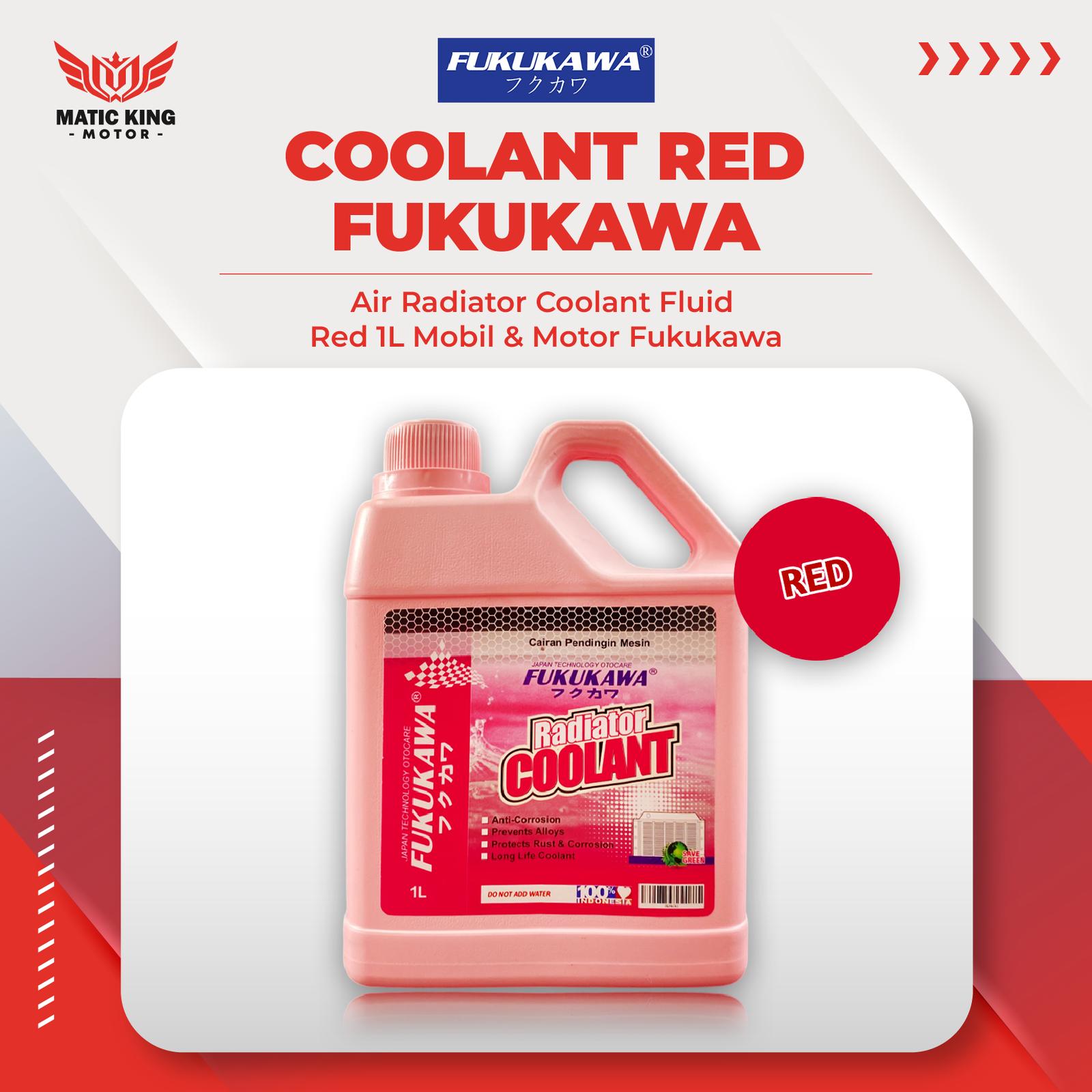 Fukukawa Radiator Coolant Red 1 Liter 4
