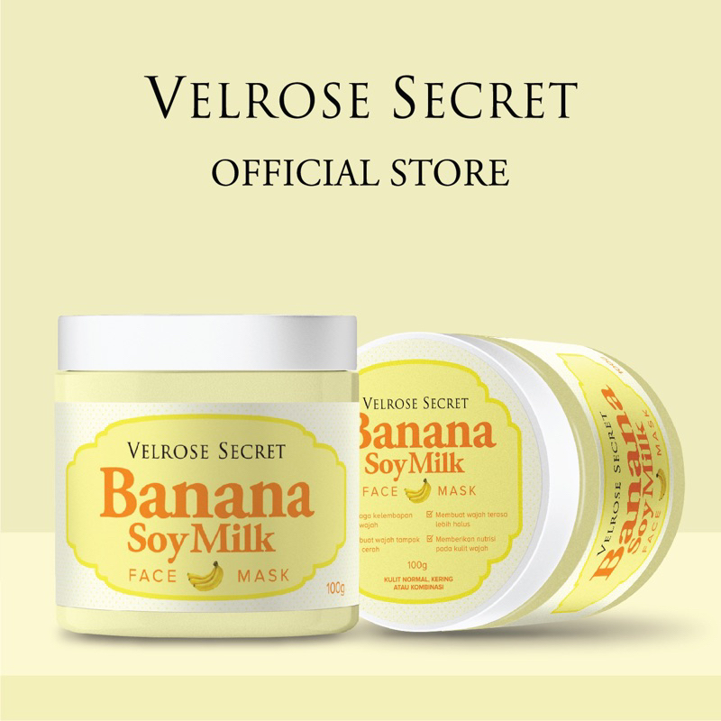  Velrose Secret Banana Soymilk Face Mask