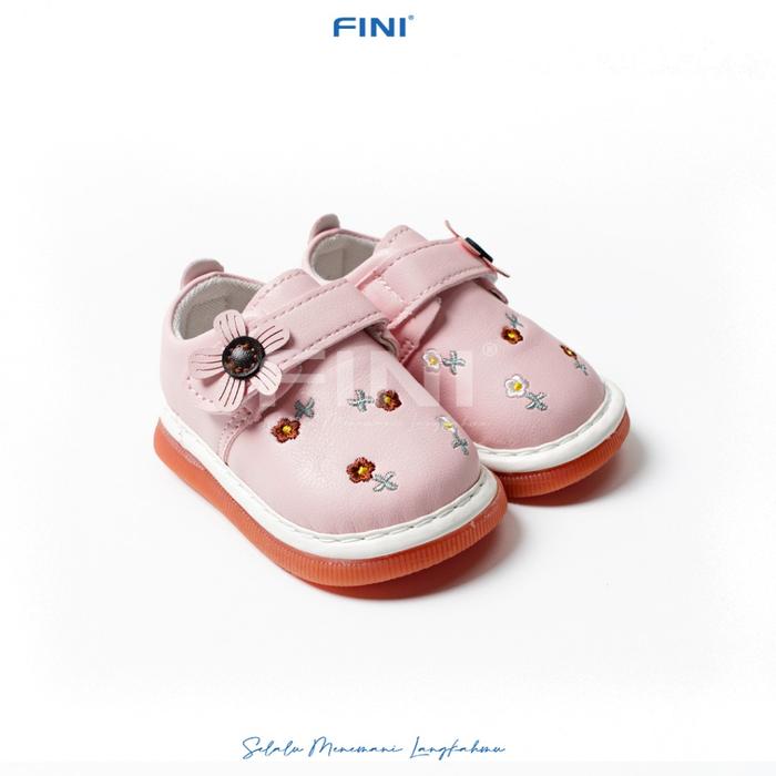 FINI Baby Girl Floral Squeak Shoes 4