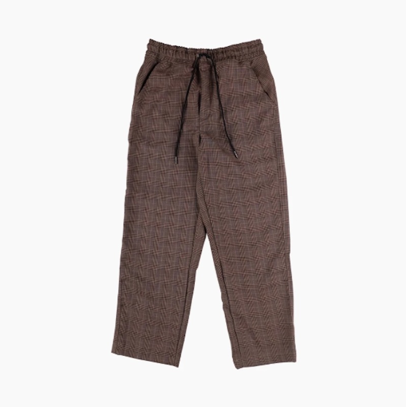 Coop Design Richie Plaid Pants Brown 3