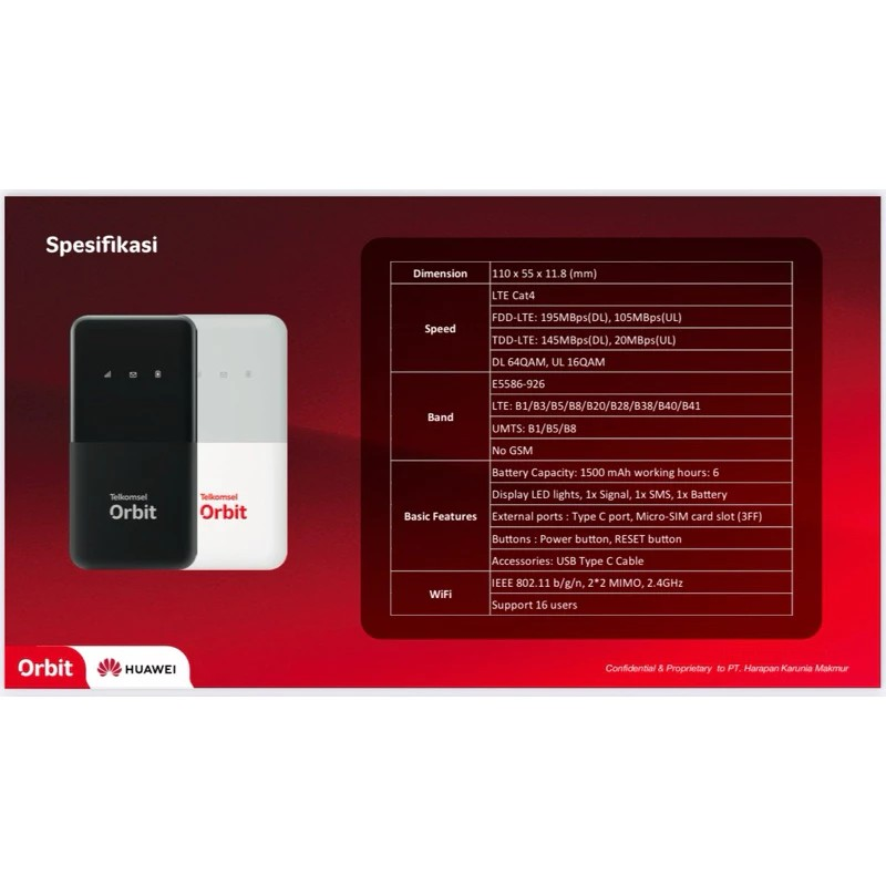 Orbit MiFi H2 4