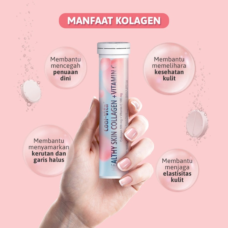 Cool-Vita Healthy Skin Collagen + Vitamin C Tablet 3