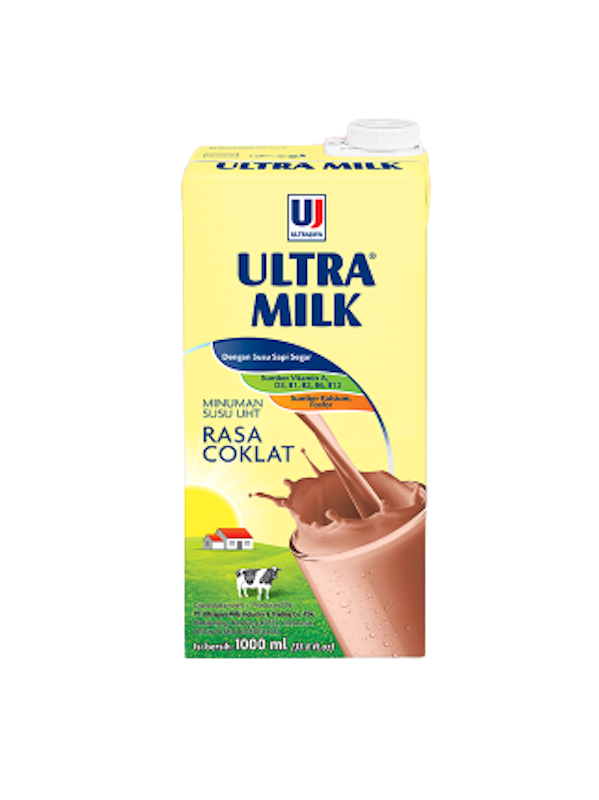Ultra Milk Susu UHT Cokelat 1