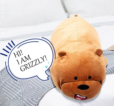 MINISO Boneka Beruang We Bare Bears Lying Plush Toy  4