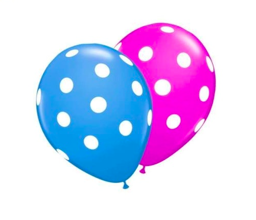 Balon Latex Polkadot 1