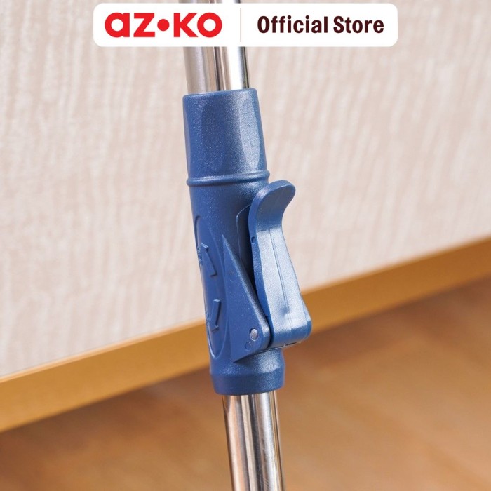 Aspirasi Hidup Indonesia AZKO Proclean Set Alat Pel Putar Dengan Ember 2 In 1 - Biru