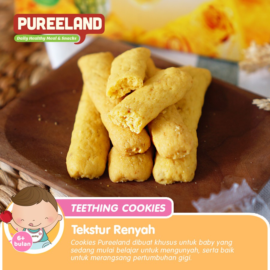 Pureeland Nutritama Prima Pureeland Petite Cookies Apple