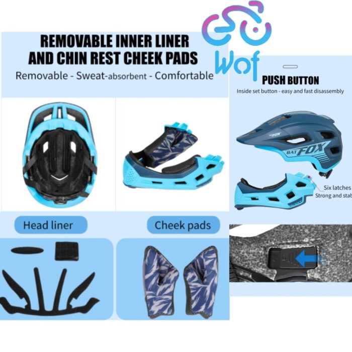  BATFOX Kids Helmet JC014-126