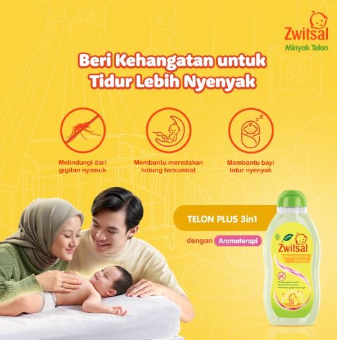 Unilever Zwitsal Minyak Telon Plus 3+1 Action