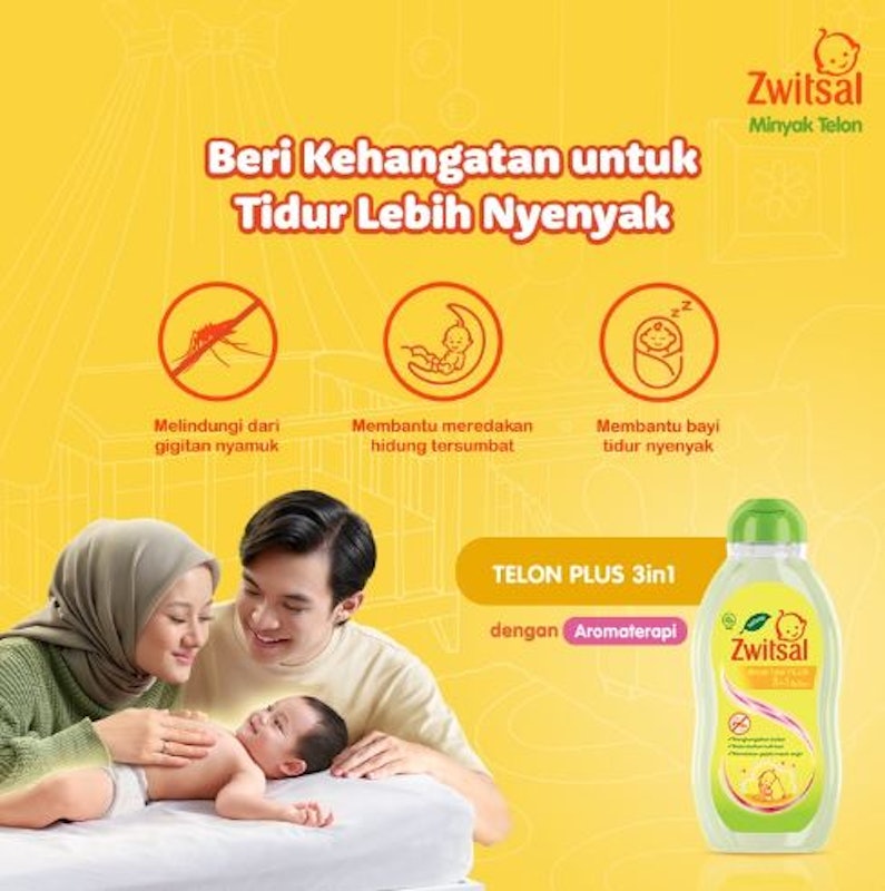 Zwitsal Minyak Telon Plus 3+1 Action 3