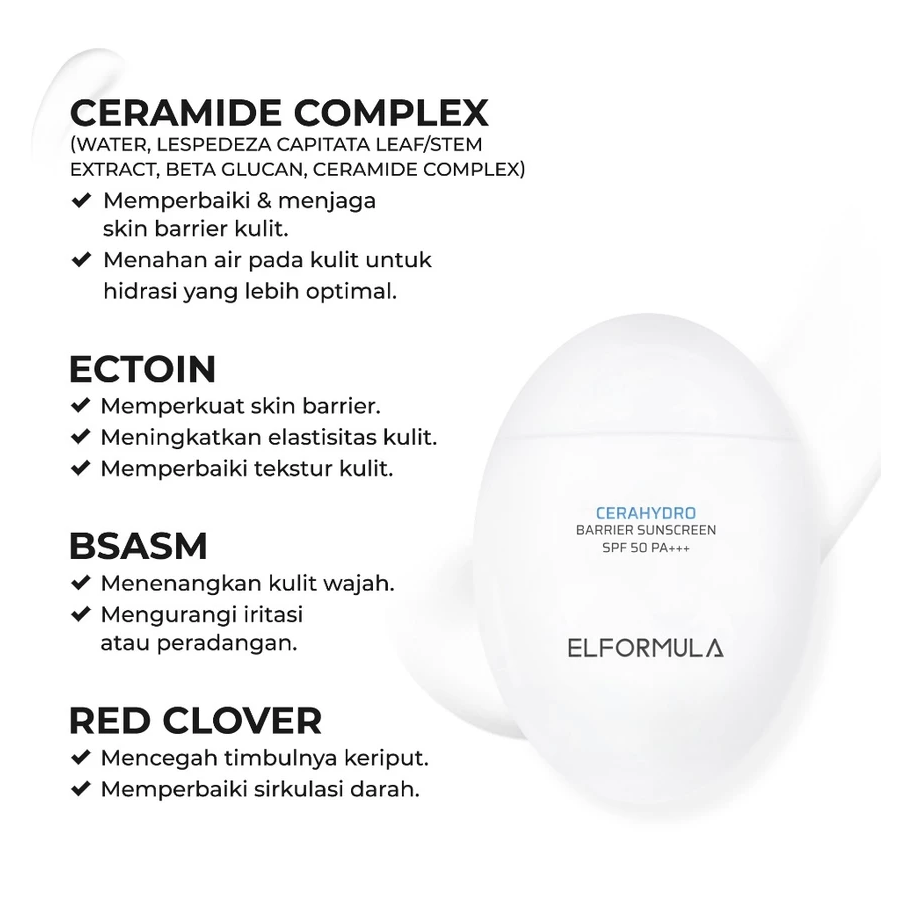  ELFORMULA CeraHydro Barrier Sunscreen