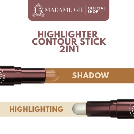 Tjhindatama Mulia Madame Gie Halographic 2-in-1 Highlighter & Contour Stick 03 Twilight