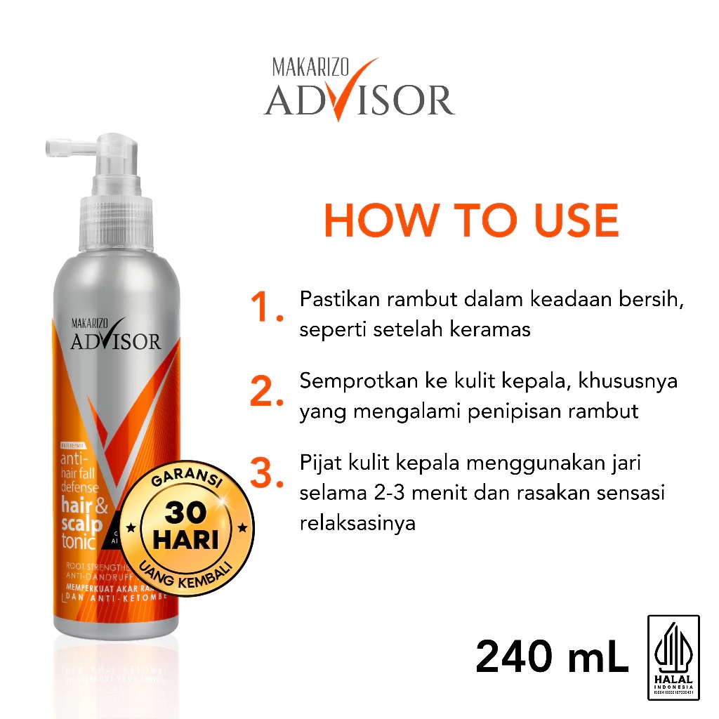 Akasha Wira International Makarizo Advisor Hair & Scalp Tonic