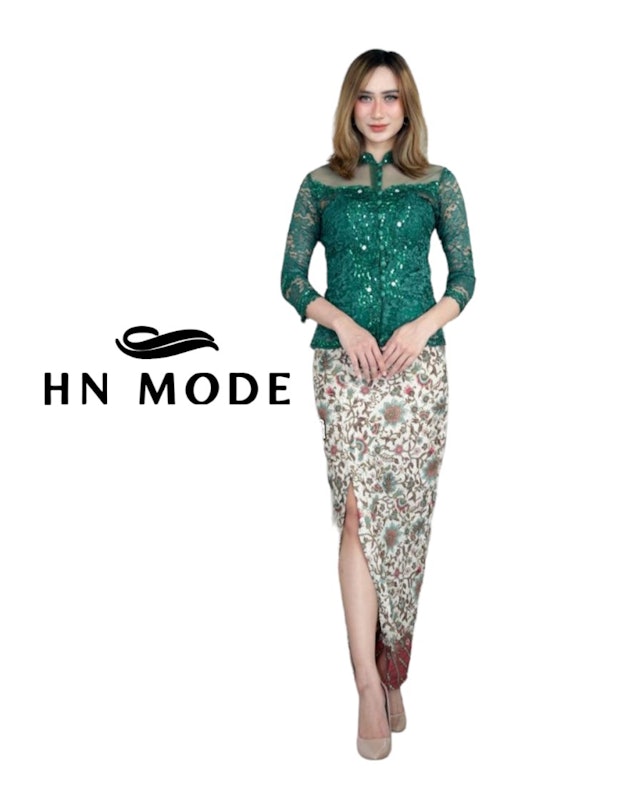 Rok Span Batik Belah Tengah 4