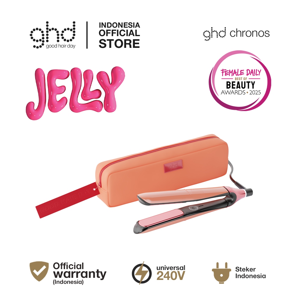 GHD Chronos Professional Hair Straightener 26mm Plate Sun-kissed Peach 2