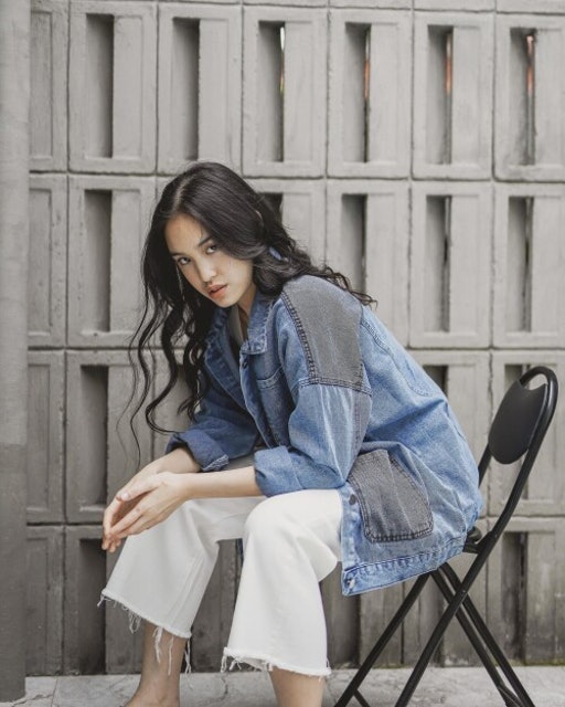 This Is April  Kayden Oversize Jackets Denim 179501