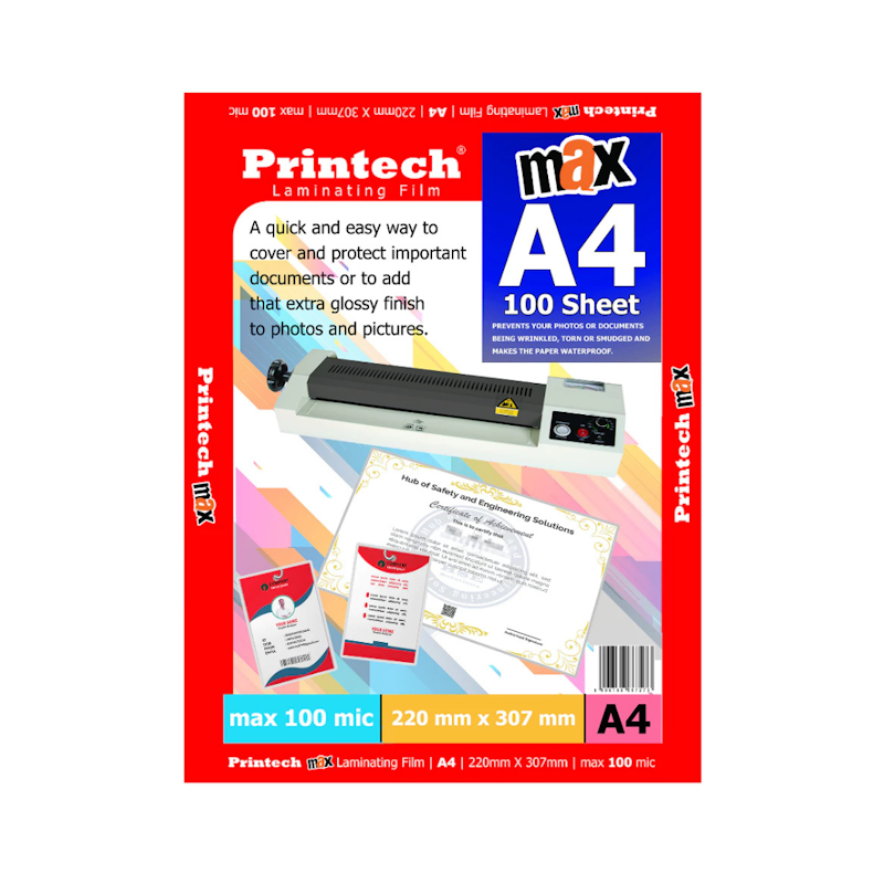 PRINTECH Laminating Film Pouch MAX A4 1