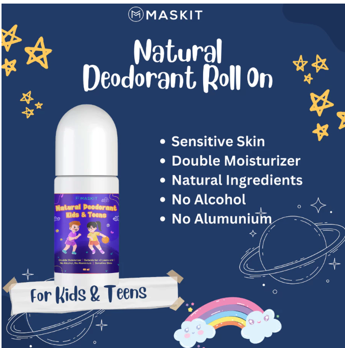 Maskit Kids & Teens Natural Deodorant