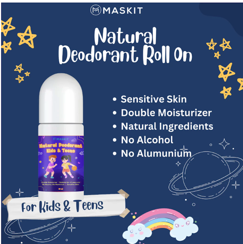 Maskit Kids & Teens Natural Deodorant 2