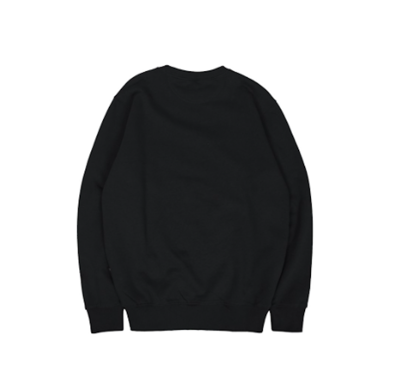 Sweater Little Logo 3 Black Crewneck 2