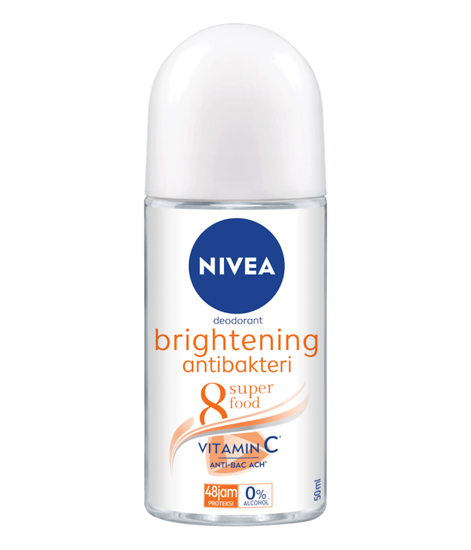 Nivea Brightening Antibakteri 8 Superfood Deodorant Roll On 1