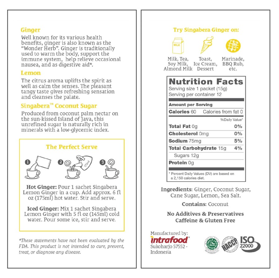 Singabera Premium Lemon Ginger 4