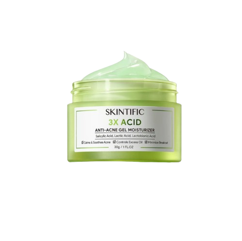 SKINTIFIC 3X Acid Anti-Acne Gel Moisturizer