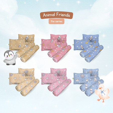 Miabebo Bantal Guling Bayi Set 3 5