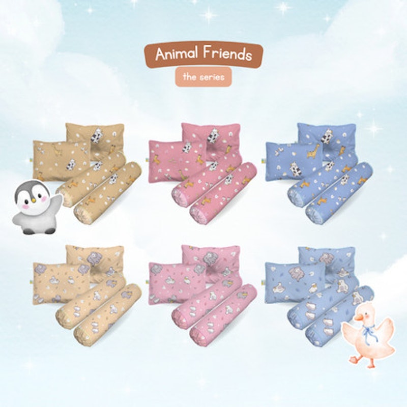Miabebo Bantal Guling Bayi Set 3 5