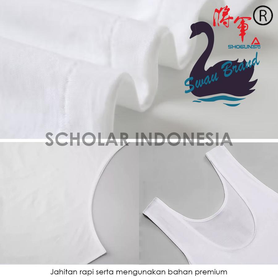 Swan Shogunavo Swan Kaos Singlet Pria Type Premium Putih