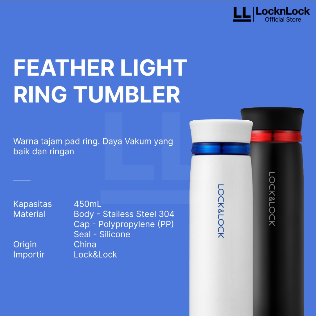 Lock & Lock Indonesia LocknLock Feather Ring Vacuum Tumbler