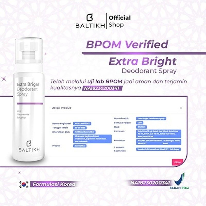 BALTIKH Extra Bright Deodorant Spray 4