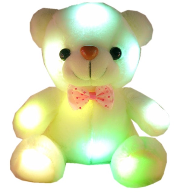Boneka Beruang Lampu LED Suara