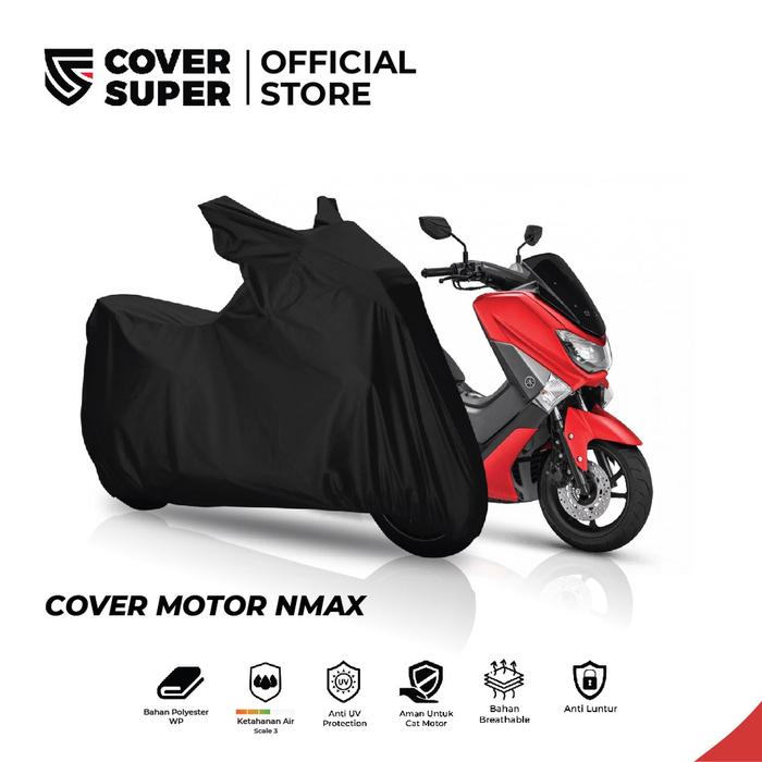 CoverSuper Indonesia Global Cover Super Cover Motor NMAX Hitam
