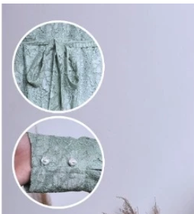 Safana Mode Safana Mode Gamis Brukat Sage