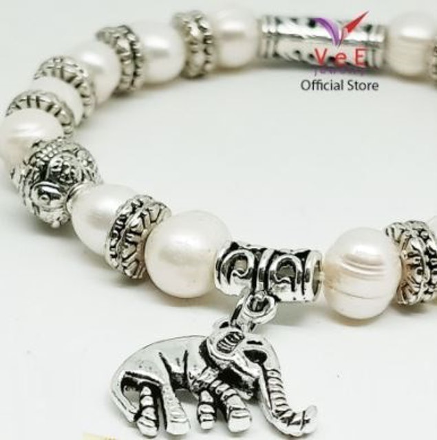 Vee Aksesoris Gelang Mutiara Kombinasi Manik