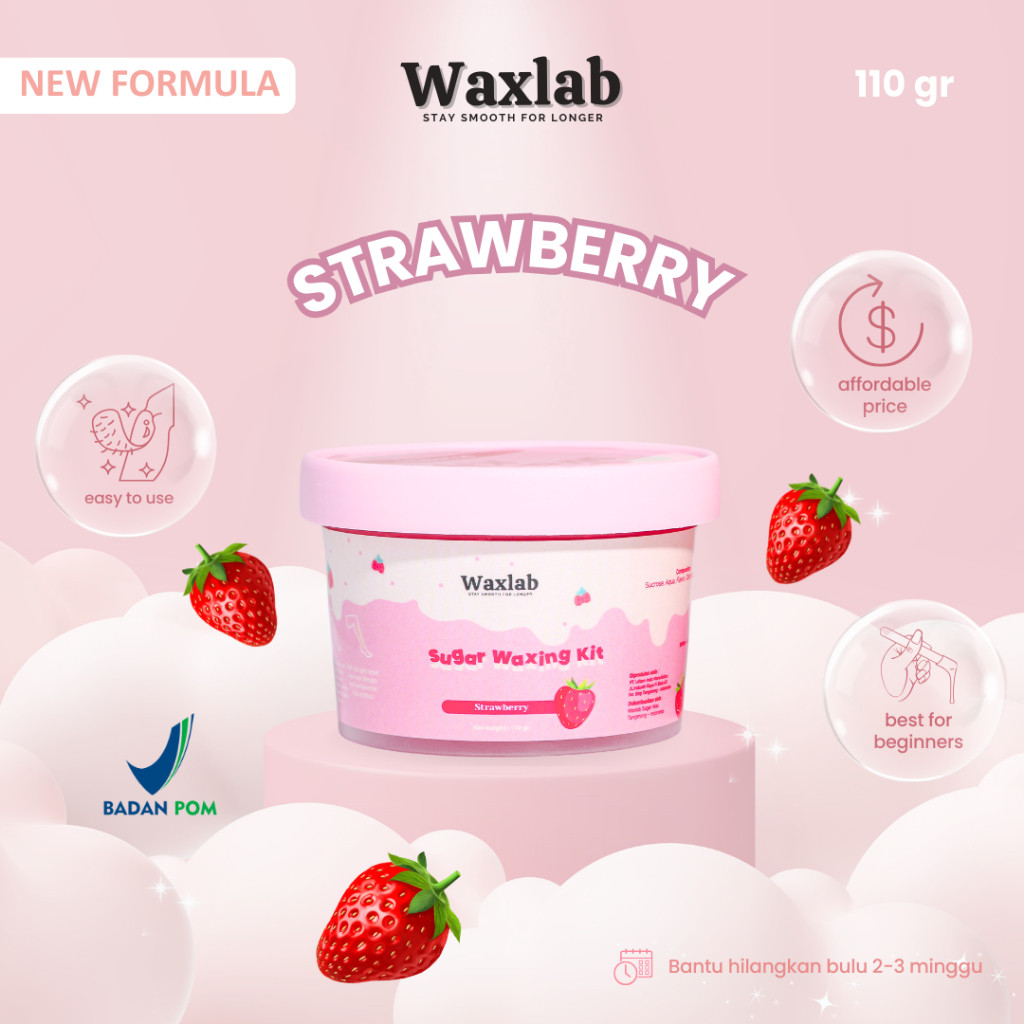 Waxlab Sugar Waxing Kit Strawberry 2