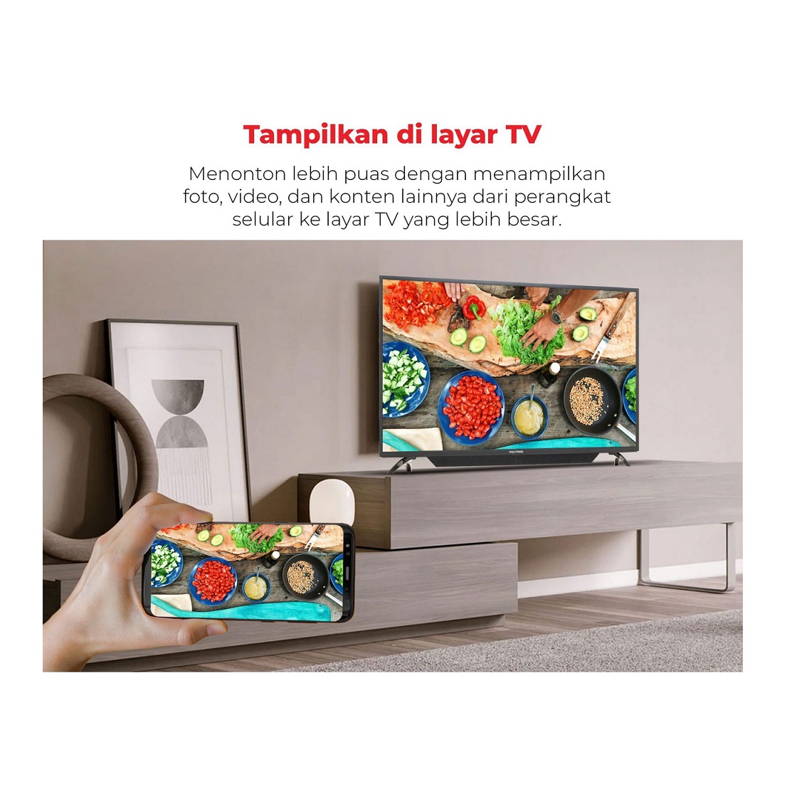 Hartono Istana Teknologi Polytron 24" Smart TV PLD 24CV1869