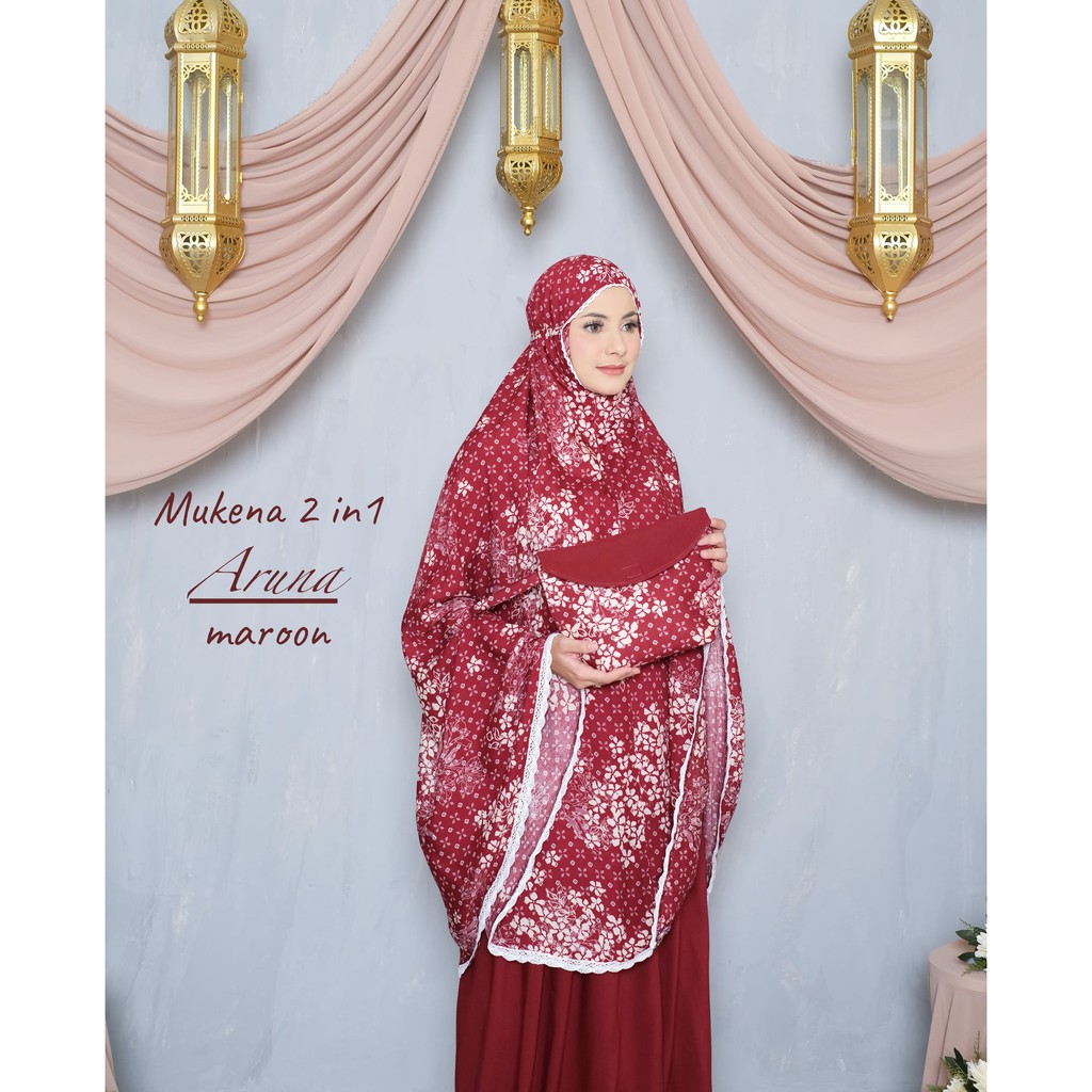 Mukena Dewasa Rayon 2in1 Aruna 3