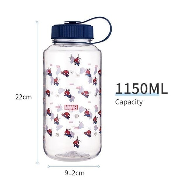 Miniso MARVEL Water Bottle Botol Plastik Portabel 1150ml