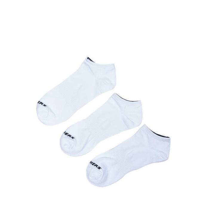 Skechers  Skechers Uni 3Pk Non Terry No Show White Unisex's Socks