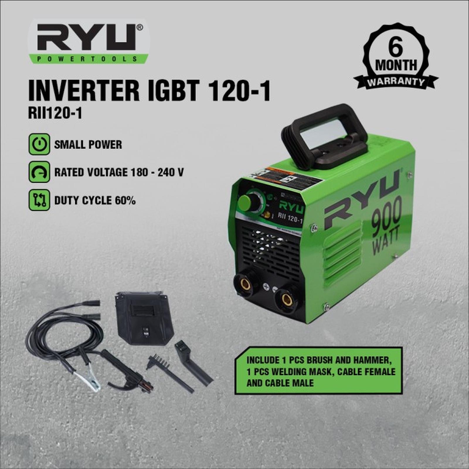 RYU Mesin Las Listrik Inverter RII 120-1
